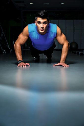 Man doing press-up